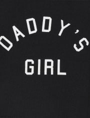 Baby Girls Matching Family Daddy's Girl Graphic Bodysuit