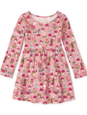 Baby And Toddler Girls Animal Babydoll Dress