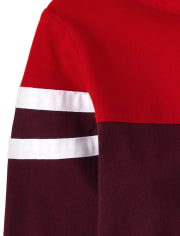 Boys Colorblock Hoodie Top