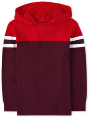 Boys Colorblock Hoodie Top