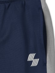 Boys Fleece Performance Colorblock Jogger Pants