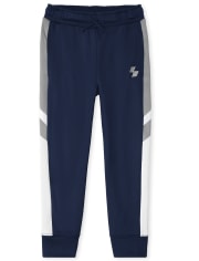 Boys Fleece Performance Colorblock Jogger Pants