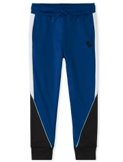 Boys Fleece Performance Colorblock Jogger Pants
