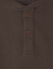 Boys Thermal Henley Top