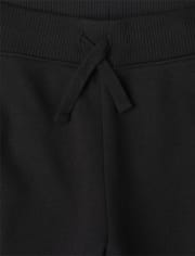 Boys Camo Side Stripe Fleece Jogger Pants