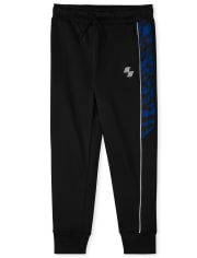 Boys Fleece Performance Colorblock Jogger Pants