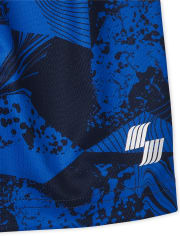 Boys Print Mesh Performance Basketball Shorts 2-Pack