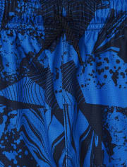 Boys Print Mesh Performance Basketball Shorts 2-Pack