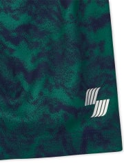 Boys Print Mesh Performance Basketball Shorts 2-Pack