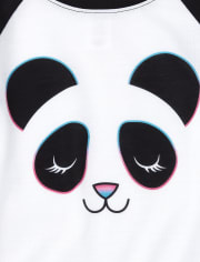 Girls Panda Pajamas