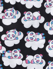 Girls Panda Pajamas