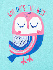 Baby And Toddler Girls Owl Snug Fit Cotton Pajamas