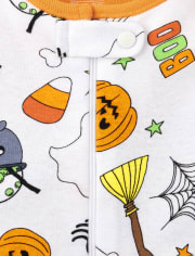 Unisex Baby And Toddler Halloween Snug Fit Cotton One Piece Pajamas