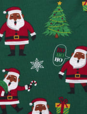 Unisex Baby And Toddler Matching Family Santa Spirit Snug Fit Cotton Pajamas