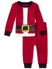 Unisex Baby And Toddler Matching Family Santa Snug Fit Cotton Pajamas