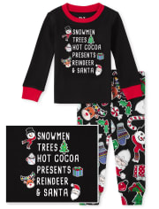 Unisex Baby And Toddler Holiday Magic Snug Fit Cotton Pajamas