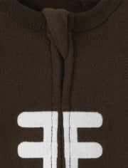 Baby And Toddler Matching Family 'Tis the Season for Football Fleece One Piece Pajamas