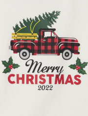 Unisex Baby And Toddler Matching Family O Christmas Tree 2022 Plaid Cotton And Fleece Pajamas