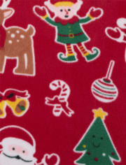Baby And Toddler Matching Family Holiday Fleece One Piece Pajamas