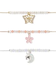 Girls Butterfly Choker Necklace 7-Pack