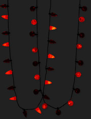 Girls Light Up Pumpkin Necklace 2-Pack