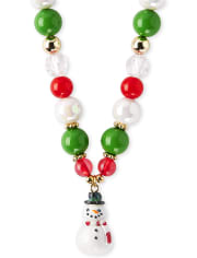 Girls Christmas Snowman 4-Piece Jewelry Set