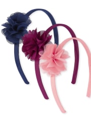 Girls Flower Headband 3-Pack