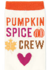 Girls Leaf Crew Socks 3-Pack