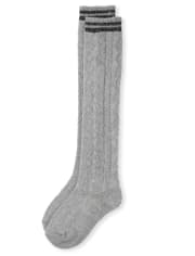 Girls Cable Knit Boot Socks