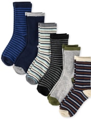 Paquete de 6 calcetines a rayas para niños