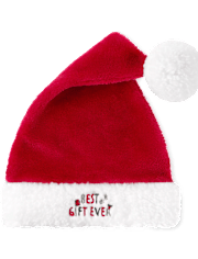 Bonnet de Père Noël assorti pour bébé et tout-petit unisexe