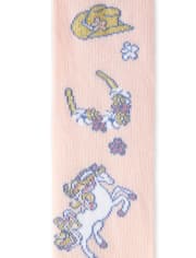 Toddler Girls Horse Tights 3-Pack