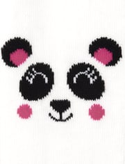 Lot de 2 collants panda pour toute-petite fille