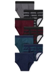 Toddler Boys Striped Briefs 7-Pack