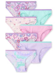 Girls Tie Dye Bikini Underwear 7-Pack