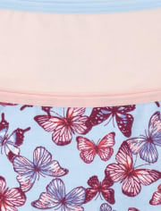 Paquete de 7 calzoncillos cortos de mariposa para niñas