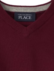 Baby And Toddler Boys V-Neck Sweater