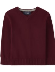 Baby And Toddler Boys V-Neck Sweater