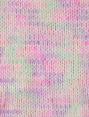 Girls Rainbow Space Dye Scarf