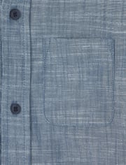 Boys Chambray Button Up Shirt