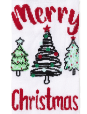 Unisex Adult Matching Family Santa Crew Socks 3-Pack