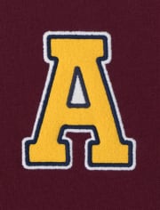 Boys Varsity Fleece Zip Up Hoodie