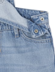 Overol de mezclilla para niñas