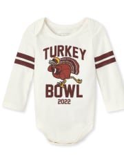 Unisex Baby Matching Family Turkey Bowl Graphic Bodysuit