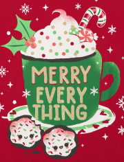 Camiseta estampada Merry Every Thing para niñas
