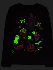 Girls Glow Doodle Graphic Tee