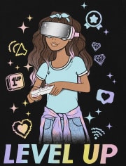 Girls Girl Graphic Tee 2-Pack