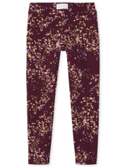 Girls Floral Perfect Ponte Leggings