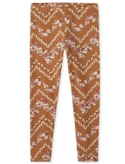 Girls Print Leggings