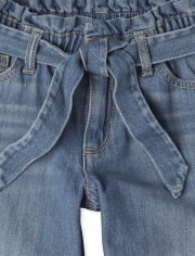 Girls Denim Jogger Jeans